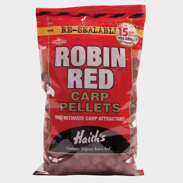 Dynamite Baits Robin Red Pellets Pre Drilled 900g – Fishing Bait World